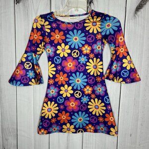 Besser Bay Floral Hippie Style Flared Dress Girls EUR 110 US 5
